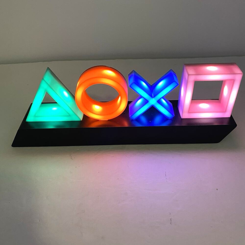 Paladone PlayStation Icons Light LED USB Lamp 3 Modes Music Reactive